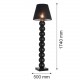 Argon FUDŻI lampa podłogowa 1 pł. 1x15W (max) czarny biały 3658