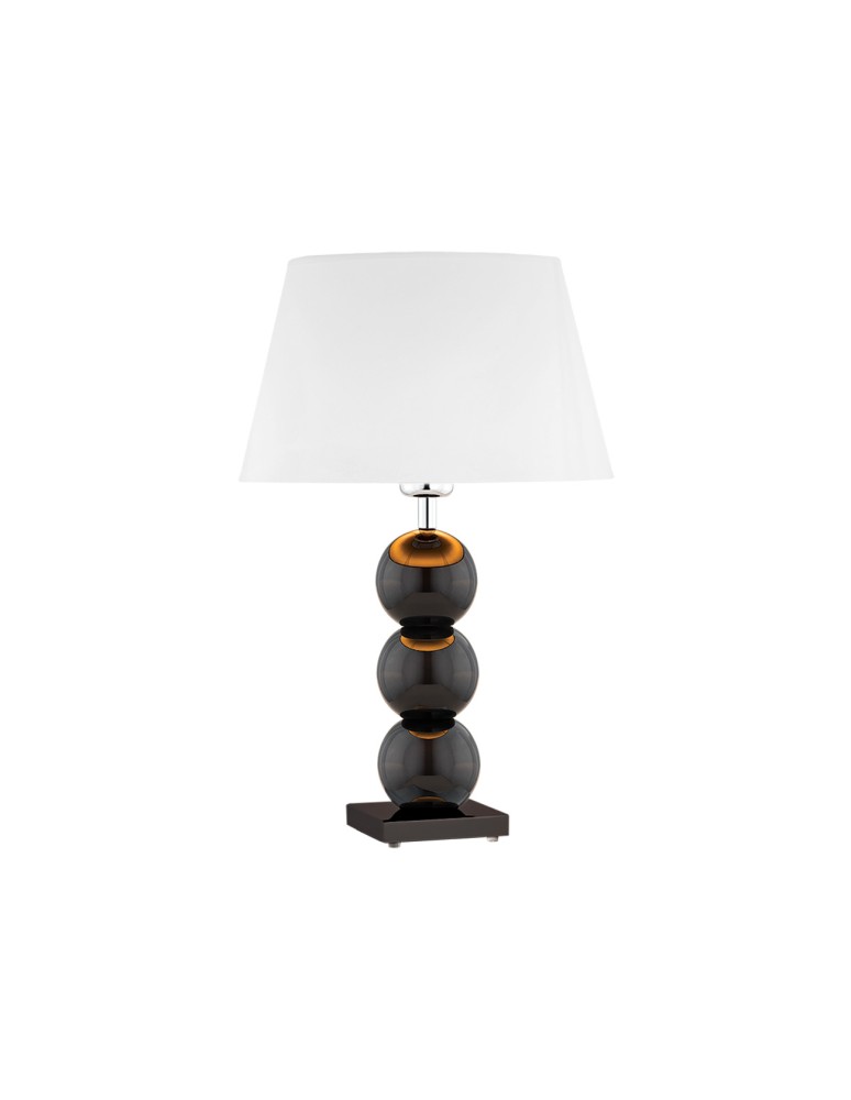 Table lamps - Argon FUDŻI 1 fl. table lamp 1x15W (max) white black 4058 - product kolory-swiatla.pl 1