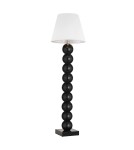 Floor lamps with lampshade - Argon FUDŻI 1-fl. floor lamp 1x15W (max) white black 4059 - product 1