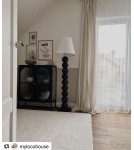 Floor lamps with lampshade - Argon FUDŻI 1-fl. floor lamp 1x15W (max) white black 4059 - product 3