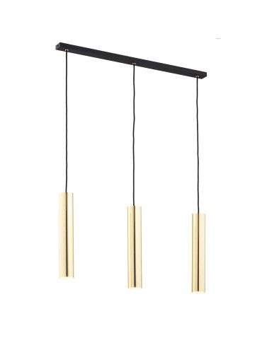 Argon GOMERA PLUS 3 fl. pendant lamp 3x5W (max) brass black structure 6113