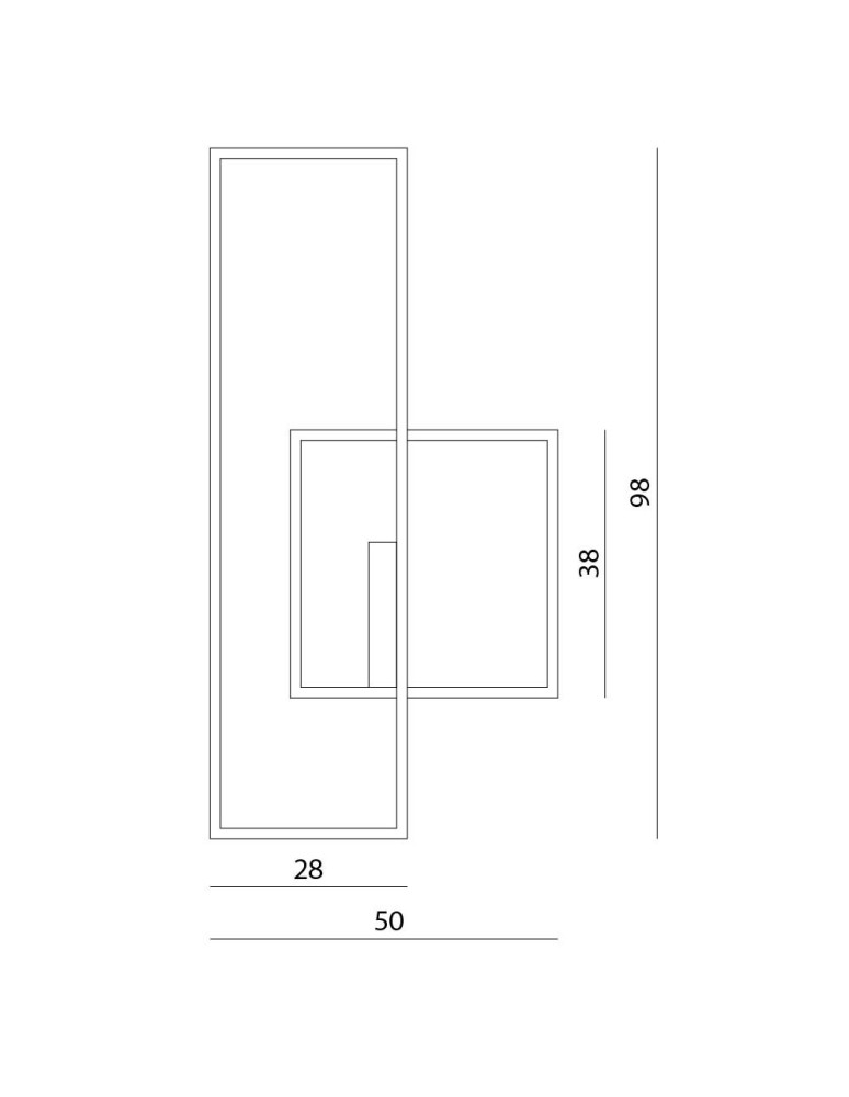 Geometric ceiling lamps - RAMKO Akira Plafond Large LED 66308 - product kolory-swiatla.pl 4