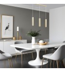 Pendant lamps - Argon GOMERA 3 fl. pendant lamp 3x5W (max) brass 1443 - product 2