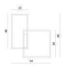 Geometric ceiling lamps - RAMKO Akira Plafond Small LED 66305 - product 4