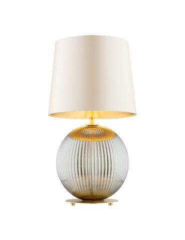 Argon HAMILTON 8530 satin lampshade, glass, brass