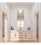 Table lamps with lampshade - Argon HAMILTON 8530 satin lampshade, glass, brass - product 3