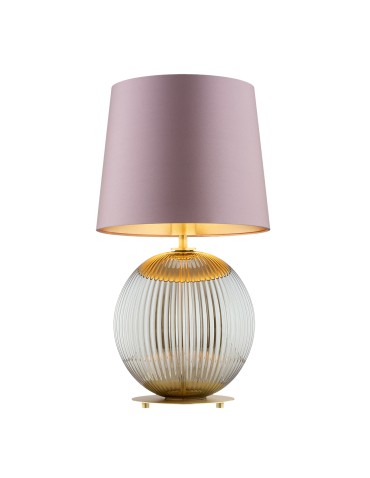 Argon HAMILTON 8531 satin lampshade, glass, brass