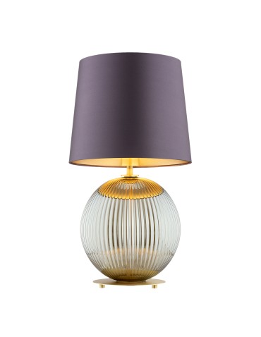 Argon HAMILTON 8532 satin lampshade, glass, brass