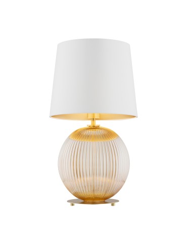 Argon HAMILTON 8534 satin lampshade, glass, brass