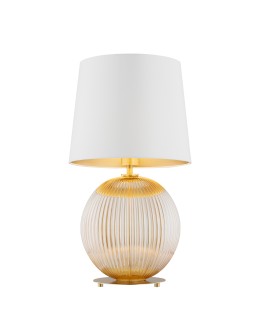 Argon HAMILTON 8534 abażur satynowy, szkło, mosiądz