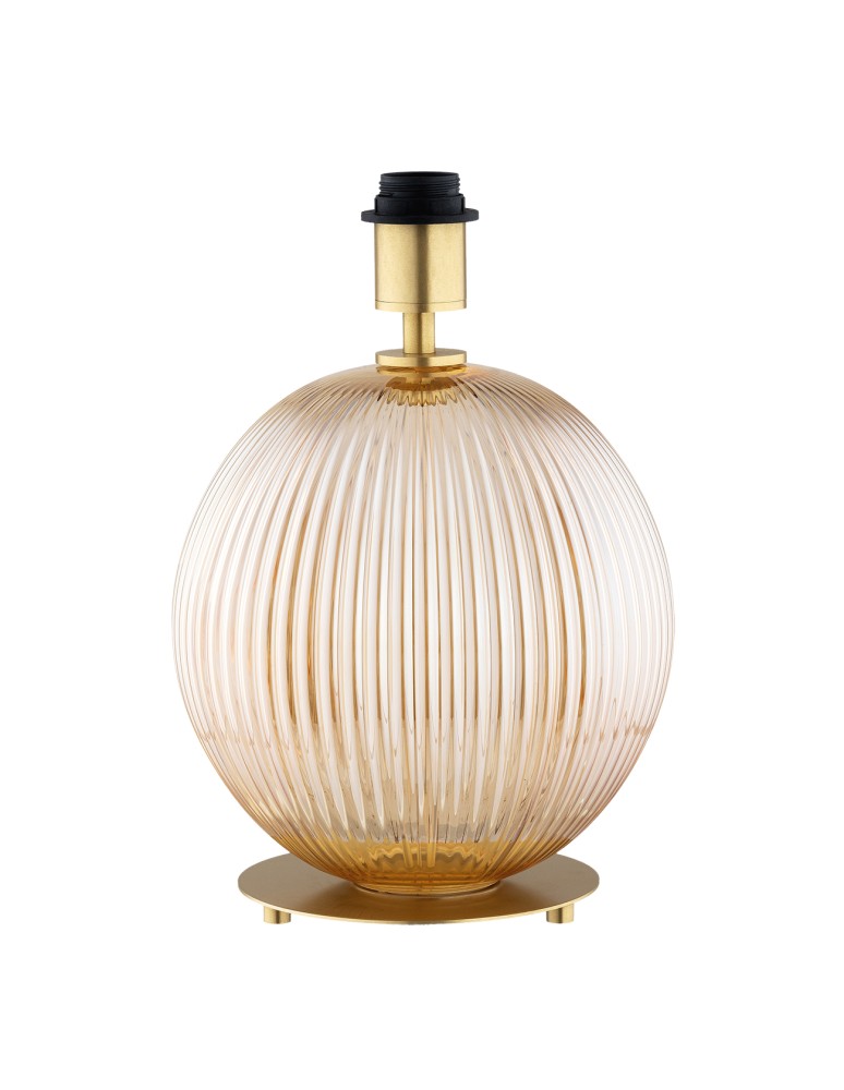 Table lamps with lampshade - Argon HAMILTON 8536 satin lampshade, glass, brass - product kolory-swiatla.pl 4