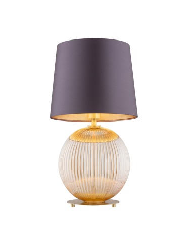 Argon HAMILTON 8537 satin lampshade, glass, brass