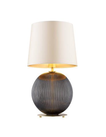Argon HAMILTON 8538 satin lampshade, glass, brass