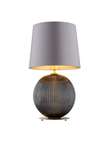 Argon HAMILTON 8539 satin lampshade, glass, brass