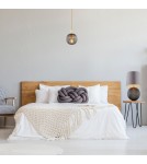 Table lamps with lampshade - Argon HAMILTON 8539 satin lampshade, glass, brass - product 3