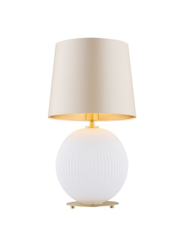 Argon HAMILTON 8544 satin lampshade, glass, brass