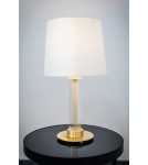 Table lamps with lampshade - Argon HAMPTON 8540 satin lampshade, glass, brass - product 4