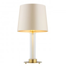 Argon HAMPTON 8541        abażur satynowy, szkło, mosiądz