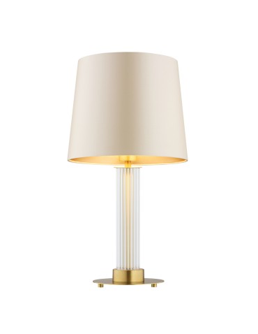 Argon HAMPTON 8541 satin lampshade, glass, brass