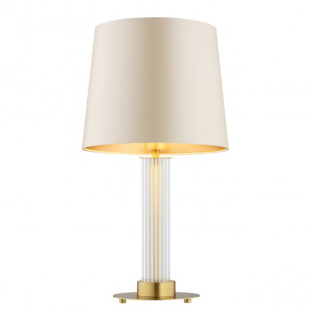 Argon HAMPTON 8541 abażur satynowy, szkło, mosiądz