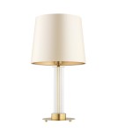 Table lamps with lampshade - Argon HAMPTON 8541 satin lampshade, glass, brass - product 2