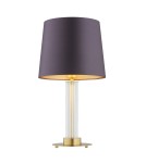 Table lamps with lampshade - Argon HAMPTON 8543 satin lampshade, glass, brass - product 1