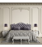 Table lamps with lampshade - Argon HAMPTON 8543 satin lampshade, glass, brass - product 3