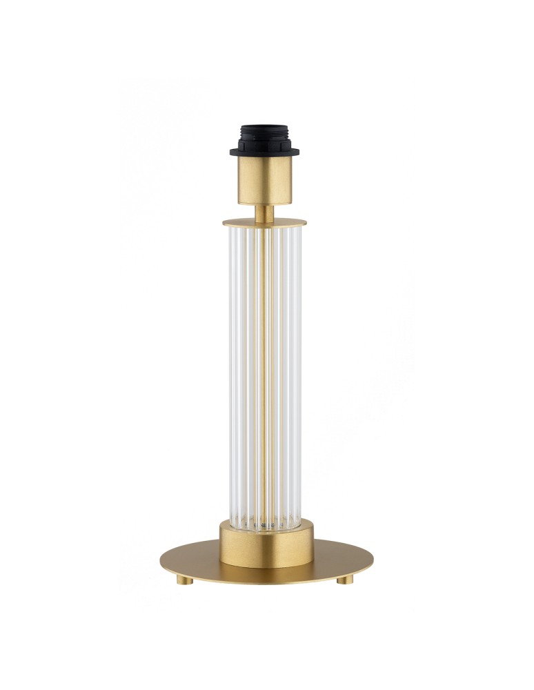Table lamps with lampshade - Argon HAMPTON 8543 satin lampshade, glass, brass - product kolory-swiatla.pl 4