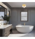 Wall lamps - Argon HAMPTON 8497 glass, brass - product 3