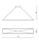 Pendant lamps - RAMKO Edo Chandelier 123x23 LED 67030 - product 6