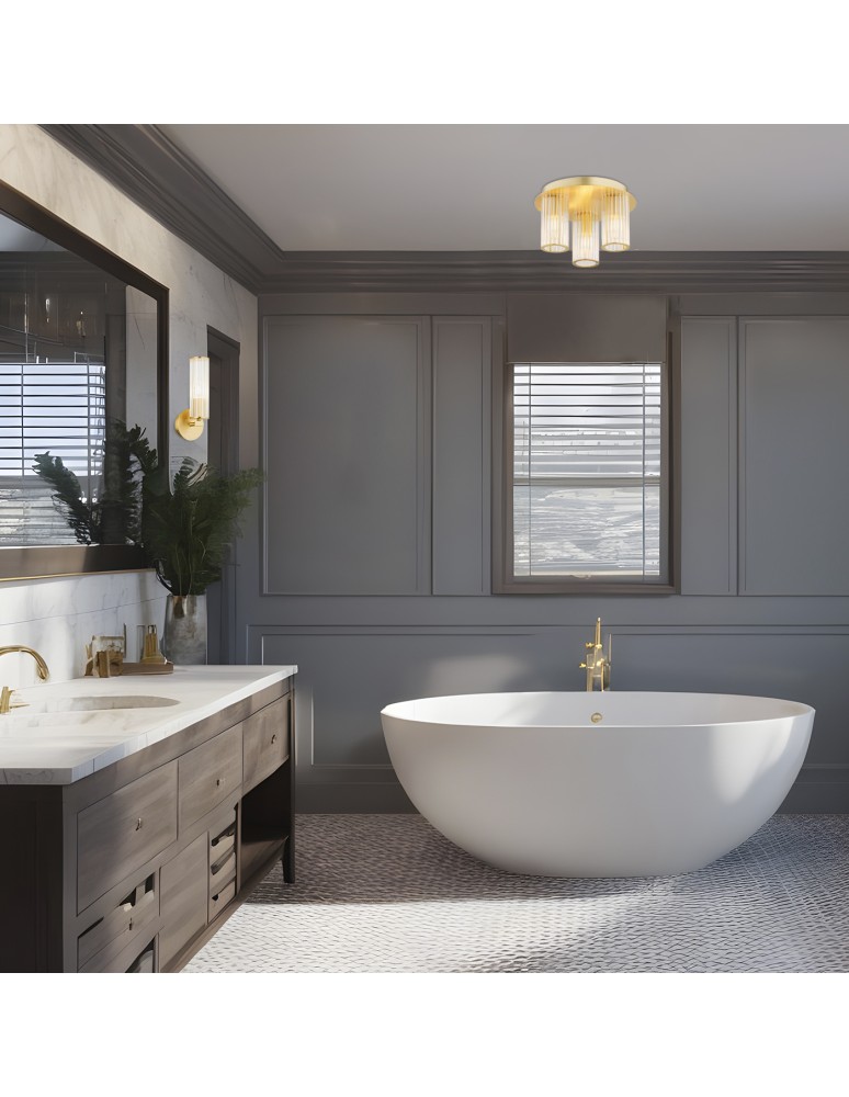 Hampton ceiling lamps - Argon HAMPTON 6304 glass, brass - product kolory-swiatla.pl 3