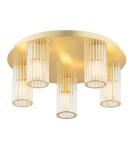 Hampton ceiling lamps - Argon HAMPTON 2178 glass, brass - product 1