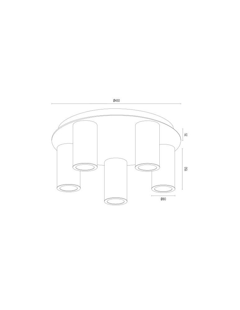 Hampton ceiling lamps - Argon HAMPTON 2178 glass, brass - product kolory-swiatla.pl 7