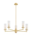 Hampton style chandeliers - Argon HAMPTON 2177 glass, brass - product 2