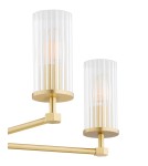 Hampton style chandeliers - Argon HAMPTON 2177 glass, brass - product 6