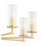 Hampton style chandeliers - Argon HAMPTON 5066 glass, brass - product 6