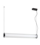 Pendant lamps over the island - Argon HAMPTON 8625 1-light LED pendant lamp, transparent (fluted), brushed brass LED (integrated) / 9180 lm / 30 - product 2