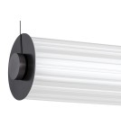 Pendant lamps over the island - Argon HAMPTON 8625 1-light LED pendant lamp, transparent (fluted), brushed brass LED (integrated) / 9180 lm / 30 - product 5