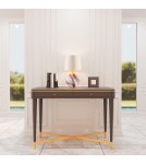 Table lamps with lampshade - Argon HARLEM 8547 satin lampshade, glass, brass - product 3