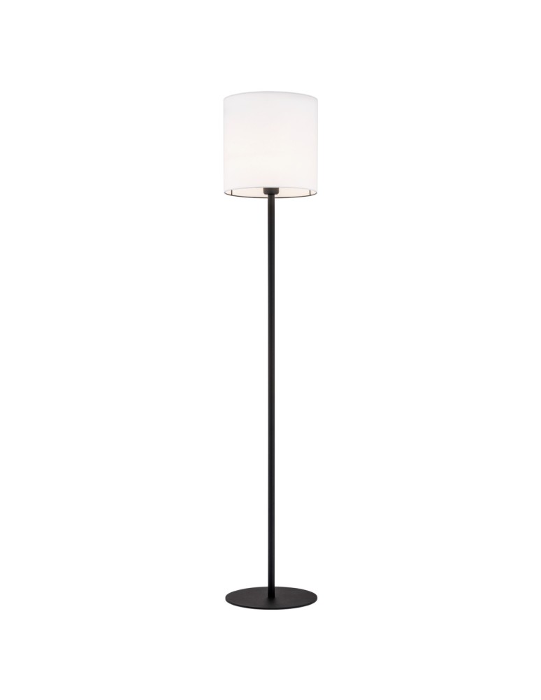 Floor lamps - Argon HILARY 1-fl. floor lamp 1x15W (max) white black structure 4082 - product kolory-swiatla.pl 1