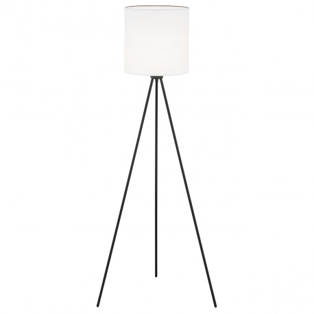 Argon HILARY lampa podłogowa 1 pł. 1x15W (max) biały czarny struktura 4084
