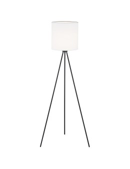 Argon HILARY lampa podłogowa 1 pł. 1x15W (max) biały czarny struktura 4084