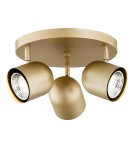 Spotlight ceiling lamps - Argon ISOLA plafond 3 fl. 3x5W (max) gold 6249 - product 1