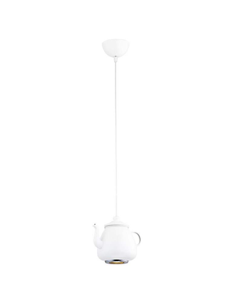 Single pendant lamps - Argon JAMAJKA pendant lamp 1 pł. 1x5W (max) white structure 3650 - product kolory-swiatla.pl 1