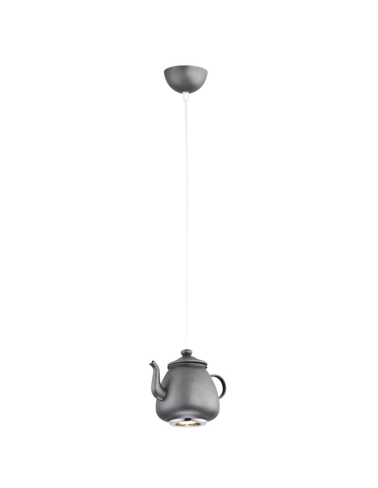 Single pendant lamps - Argon JAMAJKA pendant lamp 1 pł. 1x5W (max) anthracite structure 3653 - product kolory-swiatla.pl 1