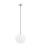 Single pendant lamps - Argon KALIMERA pendant lamp 1 pł. larger 1x15W (max) opal mat chrome 4042 - product 1