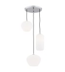 Argon KALIMERA lampa wisząca 3 pł. 3x15W (max) opal mat chrom 1430