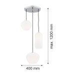 Argon KALIMERA lampa wisząca 3 pł. 3x15W (max) opal mat chrom 1430