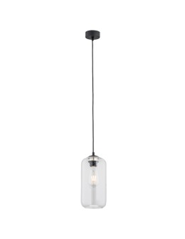 Argon KALIMERA lampa wisząca 1 pł. 1x15W (max) transparentny czarny mat 4039