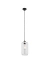 Argon KALIMERA lampa wisząca 1 pł. 1x15W (max) transparentny czarny mat 4039
